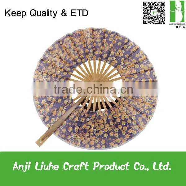 New Style Vivid Personalized Silk Hand Fans