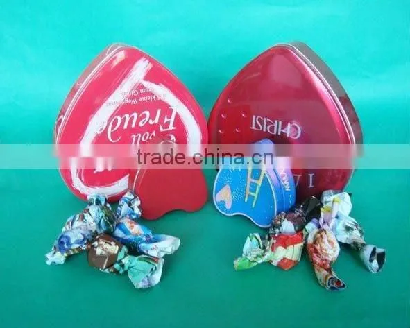 Fashion Heart Shape Chocolate Tin Box photo-3