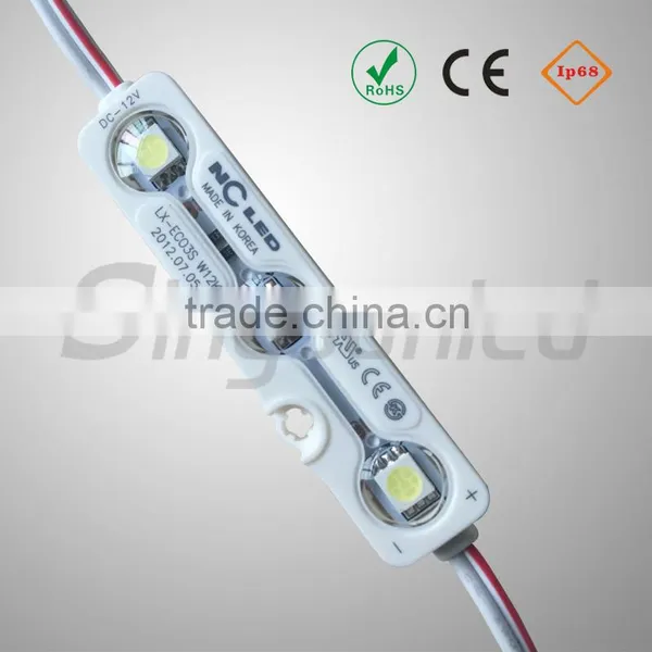 Hot Selling Smd 5050 Led Module 3 Led Samaung Module for White Color
