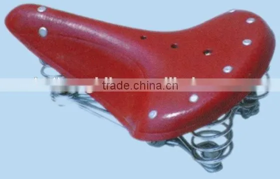 2015 Best Model Best Adult Bicycle Leather Cover Saddles for Men With ISO9001 photo-6