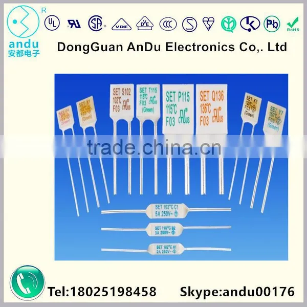 Axial Lead Thermal Fuse/ Thermal Cut off Fuse photo-3
