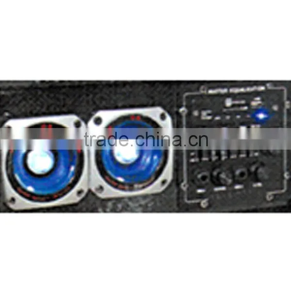 8 Inch 2.0 Active Wood Stereo Usb fm Remote Control sd Led Light Speaker photo-2