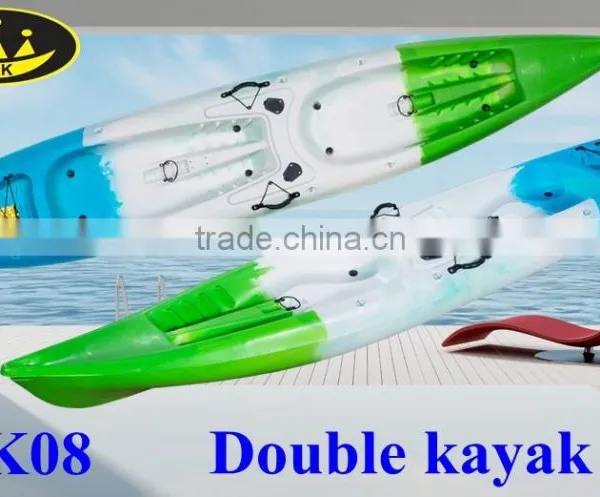 High Quality 2person Sit on Fishing Kayak & Cheapest Plastic Kayak,against UV 8 photo-3