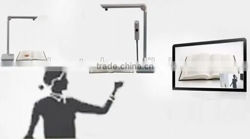 White Two Camera USB 2.0 Mini Document Scanner Document Camera photo-3