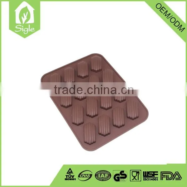 New Discount 16 Cavities Shell Unique 3D Chocolate Molds for Silicone Material