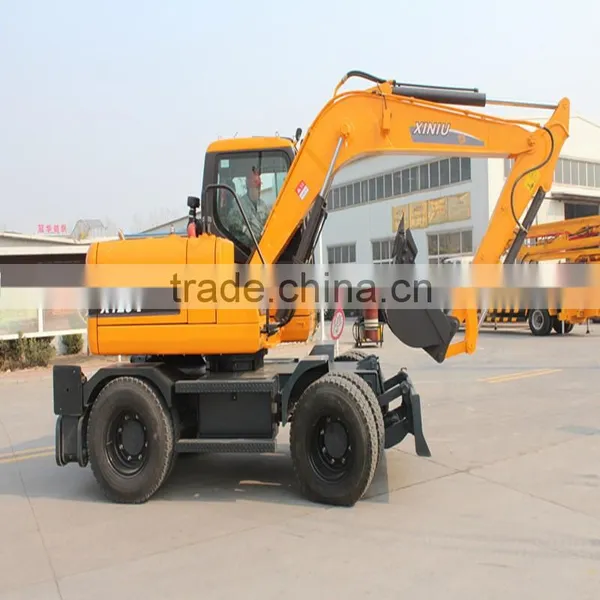 XINIU SMALL MINI WHEEL EXCAVATOR X120-L photo-4