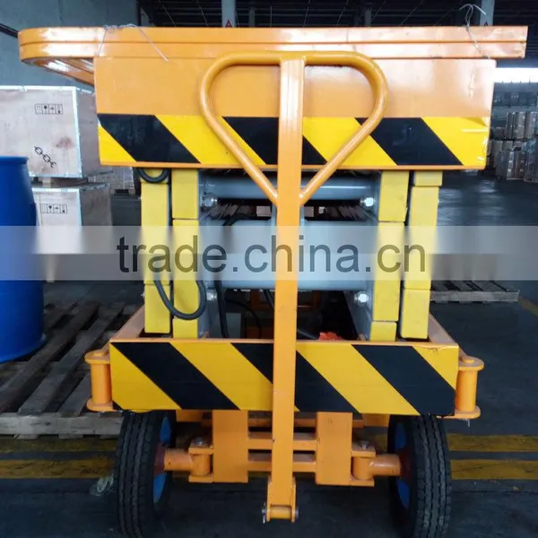 14m Hydraulic Scissor Lift Capacity 500kg With High Quality photo-2