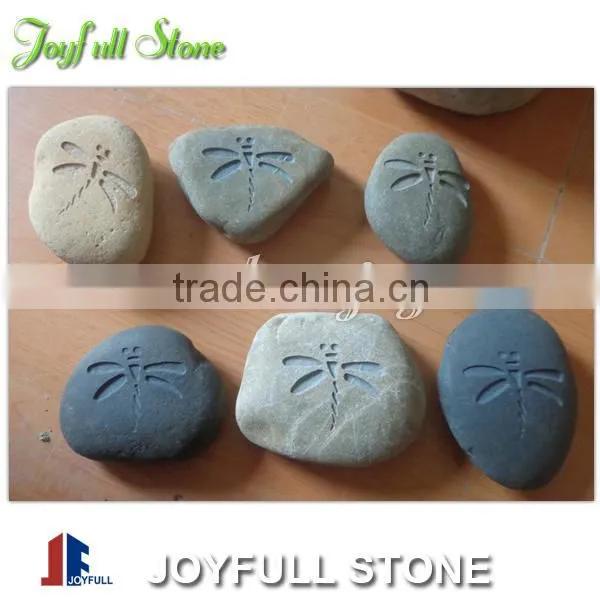 Engraved Tree Pebble Stones photo-4