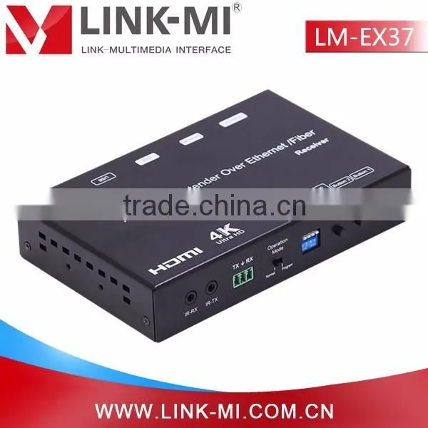 LINK-MI LM-EX37 120M 4K HDMI+USB KVM Extender Over IP/Fiber 60KM(Single Model) photo-2