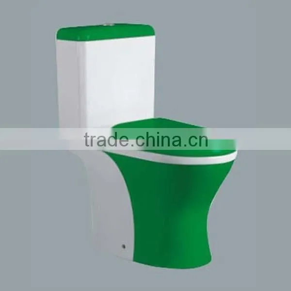 Bathroom Design Two Piece Ceramic Colored Toilet photo-4