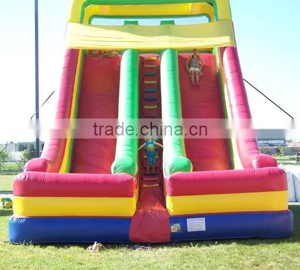 2015 cheap gaint inflatable entertainment slide / beach slide fun equipment for children for sale made in china
