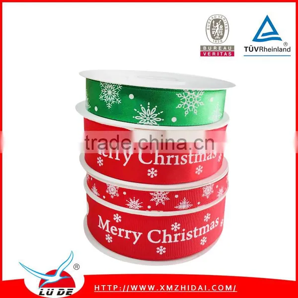 2015 Custom Printed Ribbon for Christmas,Christmas Decorative Ribbon photo-2