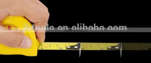 Twice Ruuber Covering 3m 5m 7m10m New Abs Measure Tape With 2 Stop Buttons Steel Measuring Tape With Embossed Tape photo-3