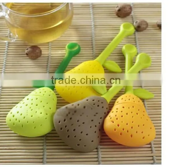 100% Food Grade Orange Pear Herbal Silicone Infusion Tea photo-6