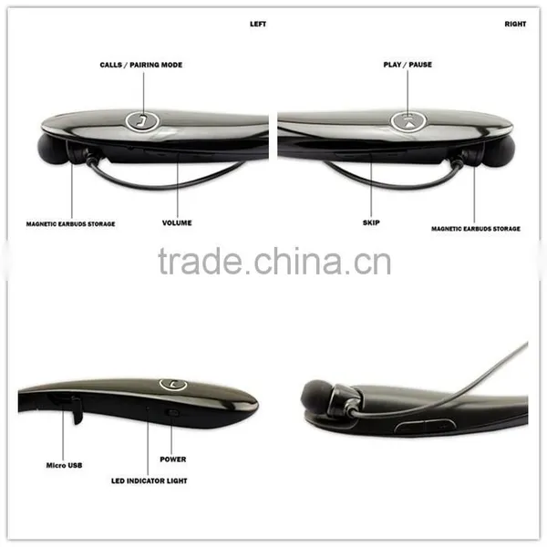 HV-900 Wireless Bluetooth Headset for Sports , Lightweight Neckband Design and Astonishing Sound Quality Bluetooth Headphones photo-3
