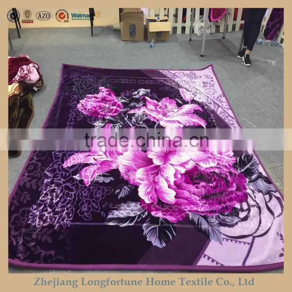 Manufactory Walmart China Home Textile Wholesale Satin Adult Blanket photo-6