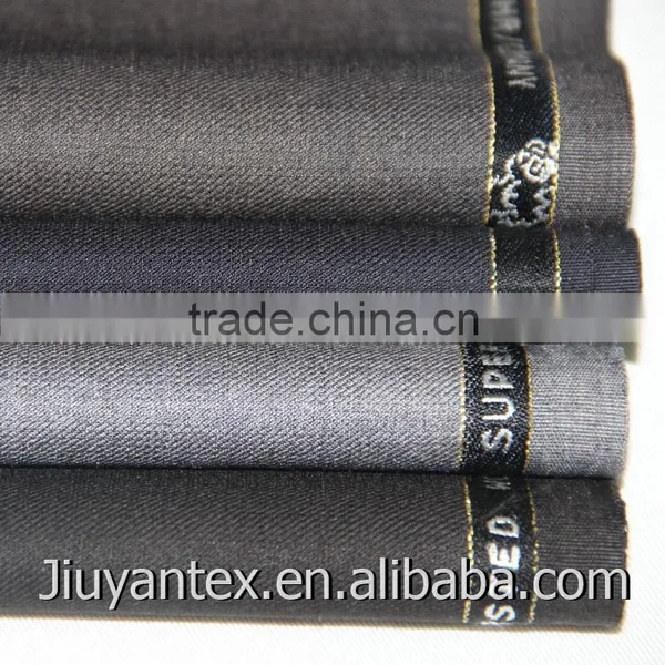 High Quality Trw Twill Plain Dyed Super Fine Worsted Wool Men Suiting Germany Swallowtail Textile Fabric China Manufacturer photo-4