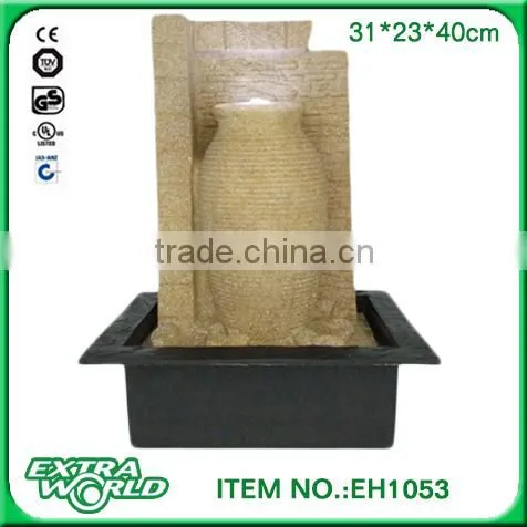 40cm Height Decorative Stone Type Resin Fountain
