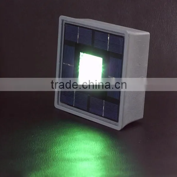 Install Into the Ground Solar Brick Led Paver Light photo-3