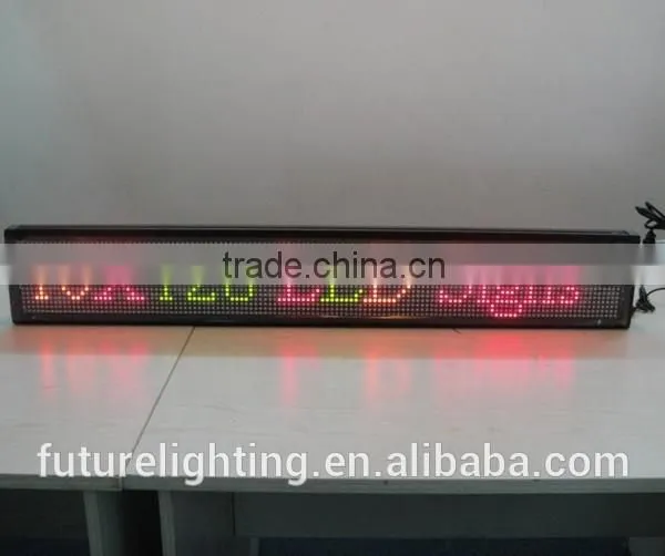 2017 China Quality 16*128 Red Color LED Moving Display Signs Message Display on Train photo-5