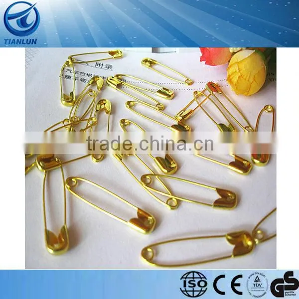 Fashion Design Decorative Brass Safety Pin