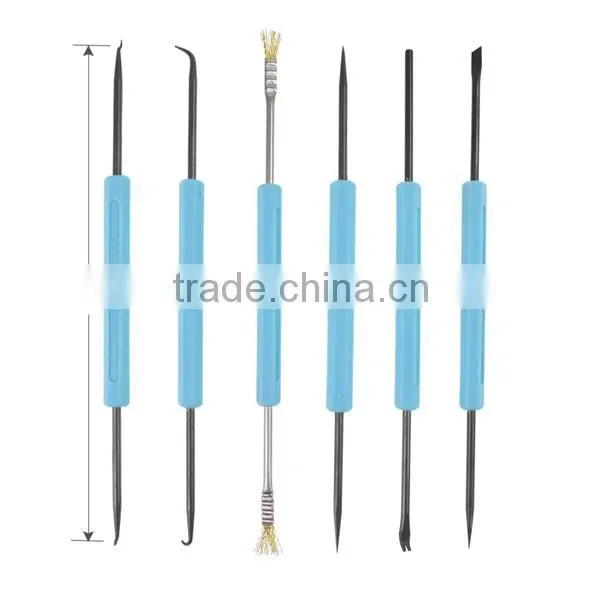 6 Pcs Double-sided Blue Pack of Soldering Aid Tool photo-6