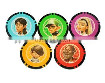 Custom Oversized Sticker Poker Chips