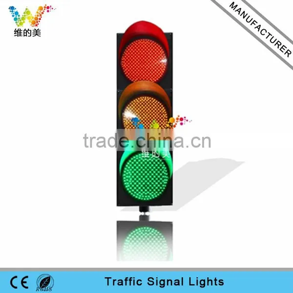 High Quality 3 Units 400mm Flashing Safety Road Light Traffic Signal Price