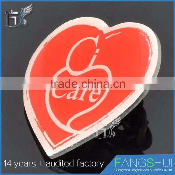 Wholesale Fashionable Heart Shaped Pin Badges Low Price on Sale photo-4