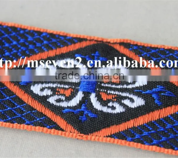 Good Sale Butterflies Pattern Embroidery Tirm Woven Ribbons photo-2