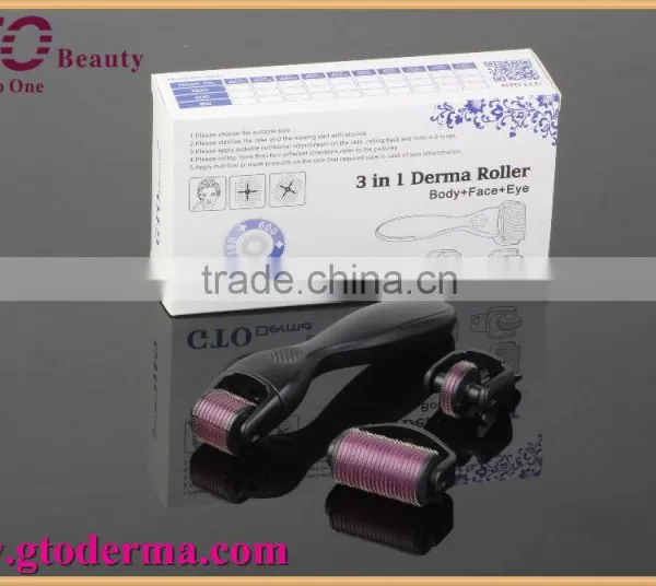 GTO Derma Registered Brand 180/600/1200 Micro Needle Roller for Eye/face/body photo-3