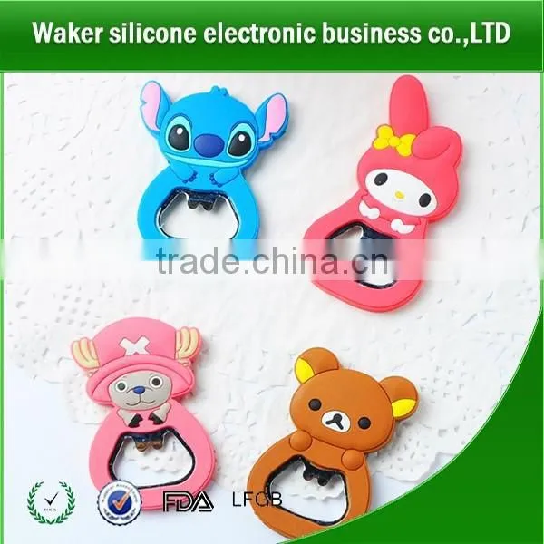 China Supplier Customs Design Silicone Beer Bottle Opener Wall Mounted Bottle Openers Key Bottle Opener photo-5