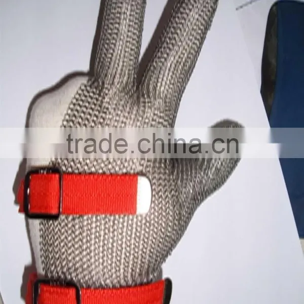 Stainless Steel Chain Mail Mesh Gloves for Butcher photo-3
