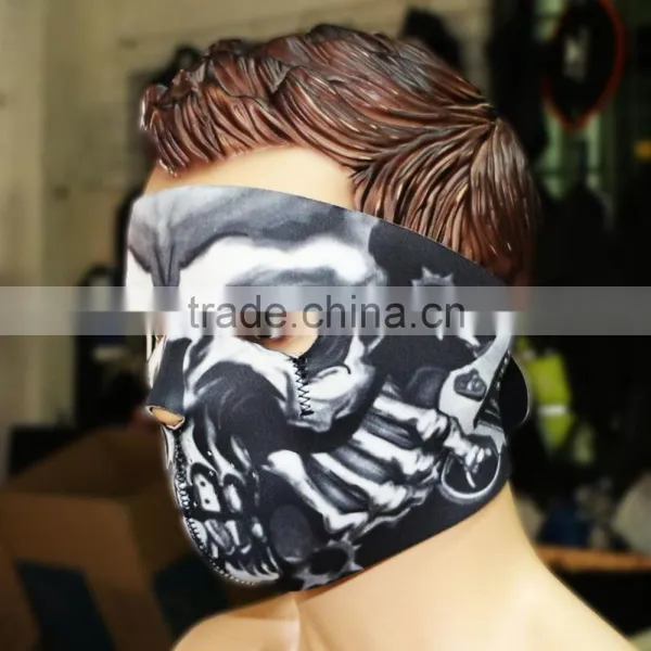 Motorcycle Cycling Face Mask Breathable Anti UV Neck Hood Mask photo-3