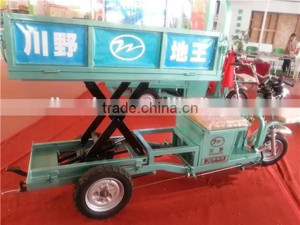 650W Farming Electric Cargo Box Tricycle for Orchard Grove photo-3