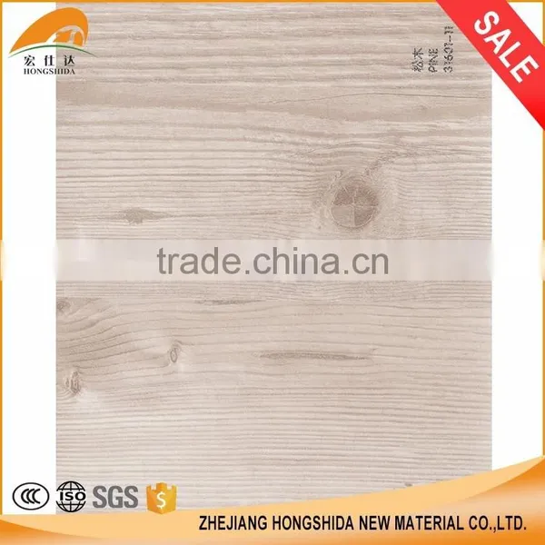 High Glossy Wood Grain Pvc Membrane Pvc Decorative Film for Kitchen Wall and Floor photo-3