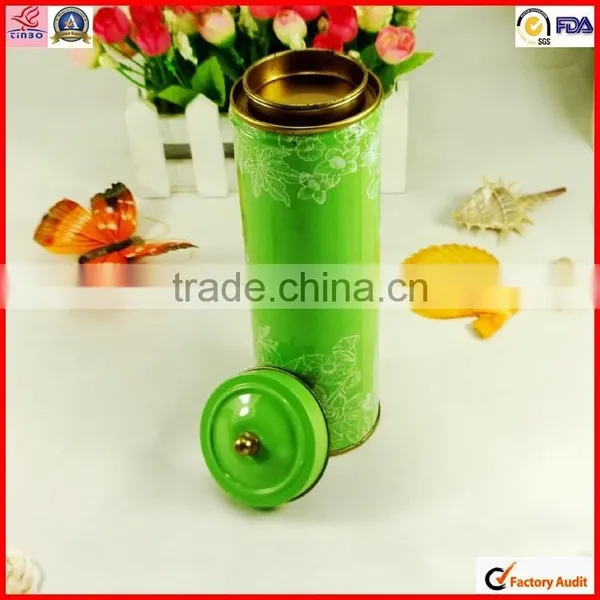 Small Round Tin Metal Tea Packaging Box photo-2