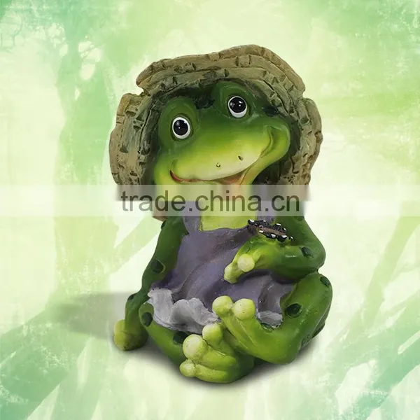 Garden Ornament Cute Frog Decoration photo-1