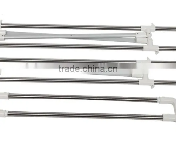 Telescopic Collapsible Double Pole Heavy Dring Rack photo-6