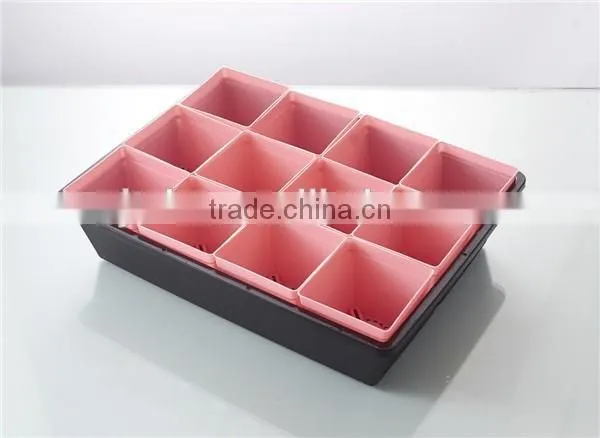 Durable 12 Cells Hole Nursery Pots Plant Seeds Grow Box Tray Insert Propagation Seeding Case Flower Pot Plug Plant Trays photo-2