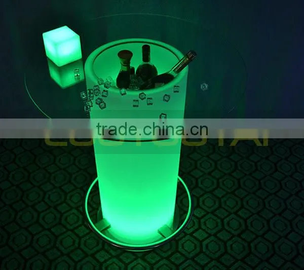 Led Cocktail Table/RGBW Color Change Remote Control Led Tea/coffee Table photo-3