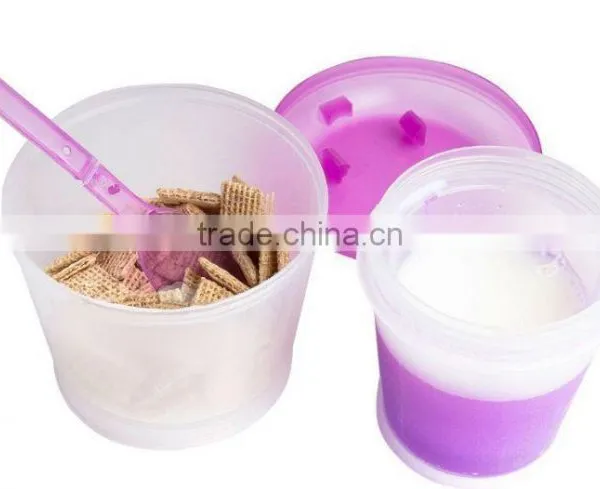 Wholesale Plastic Cereal to go Breakfast Cereal Cup photo-2