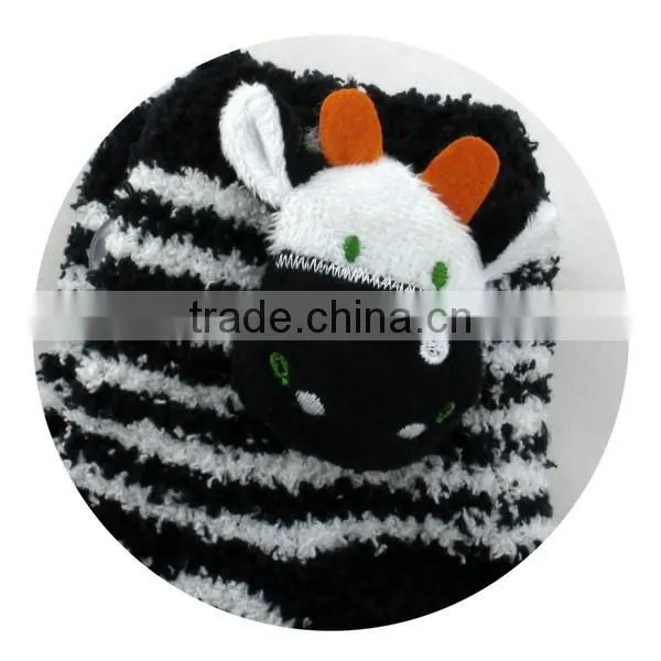 Soft Non-slip Lady Floor 3d Cartoon Girl Tube Sock photo-6