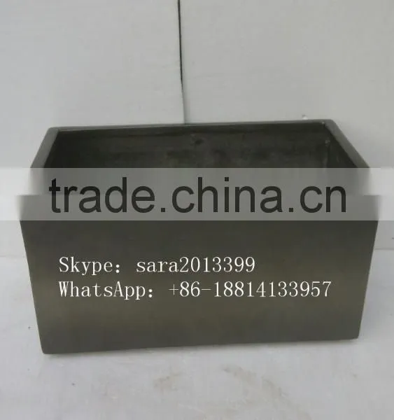 Fiberglass Planter Outdoor Big Rectangular Planter Flower Pot photo-5