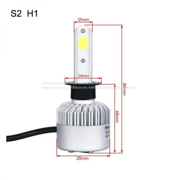 Led Headlight Car Led Headlight S2 H1 Cob Led Car Headlight High/low 72w 8000lm 2.5a Led Car Headlight photo-4