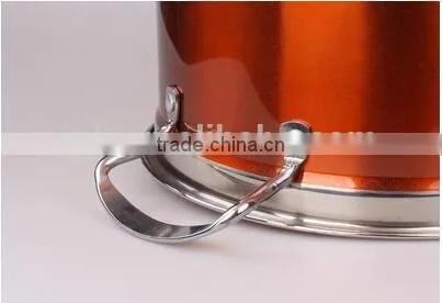 Colorful Stainless Steel Induction Bottom Soup Pot Cooking Pot Set photo-4