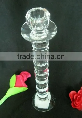 Crystal Cut Glass Candle Holder photo-5