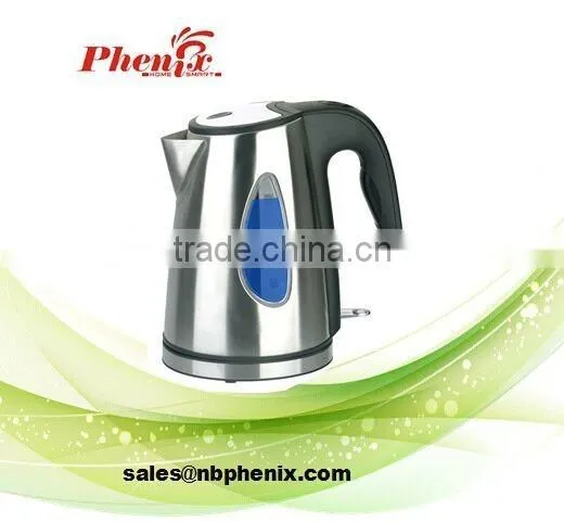 New Style 1.7L Stainless Steel Electric Cordless Water Kettle photo-2