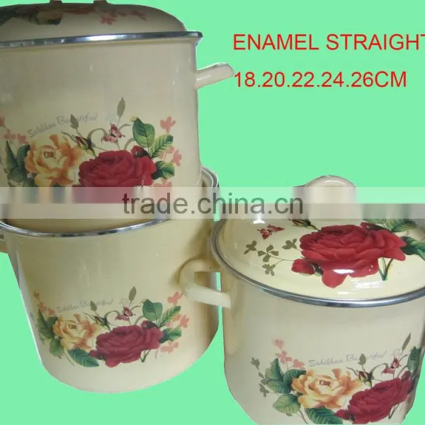 High Quality Enamel Cooking Pot Casserole Cookware photo-5