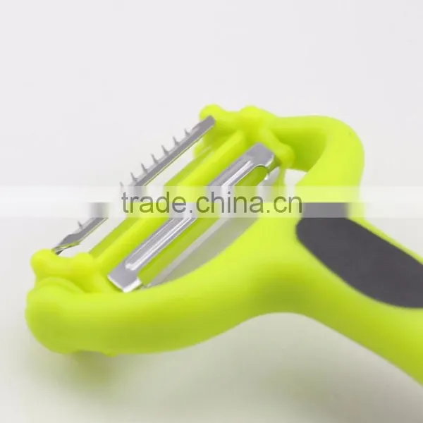 Stainless Steel 360 Degree Rotating Multifunctional Peeler With 3 Blades photo-2